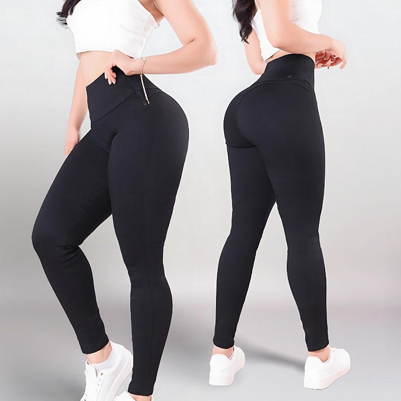 Pantalones Compresore Elásticos  de Cintura Alta