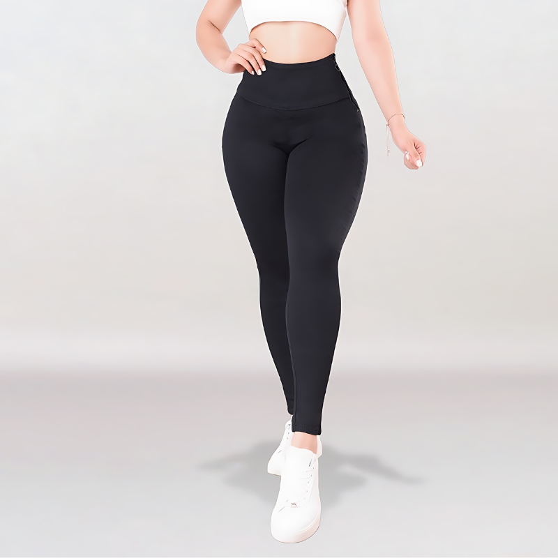 Pantalones Compresore Elásticos  de Cintura Alta